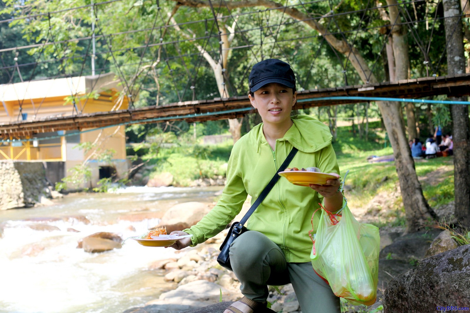 泰国北部 Doi Pha Hom Pak National Parks 泰国森林公园里的小溪 Mae Jai Stream